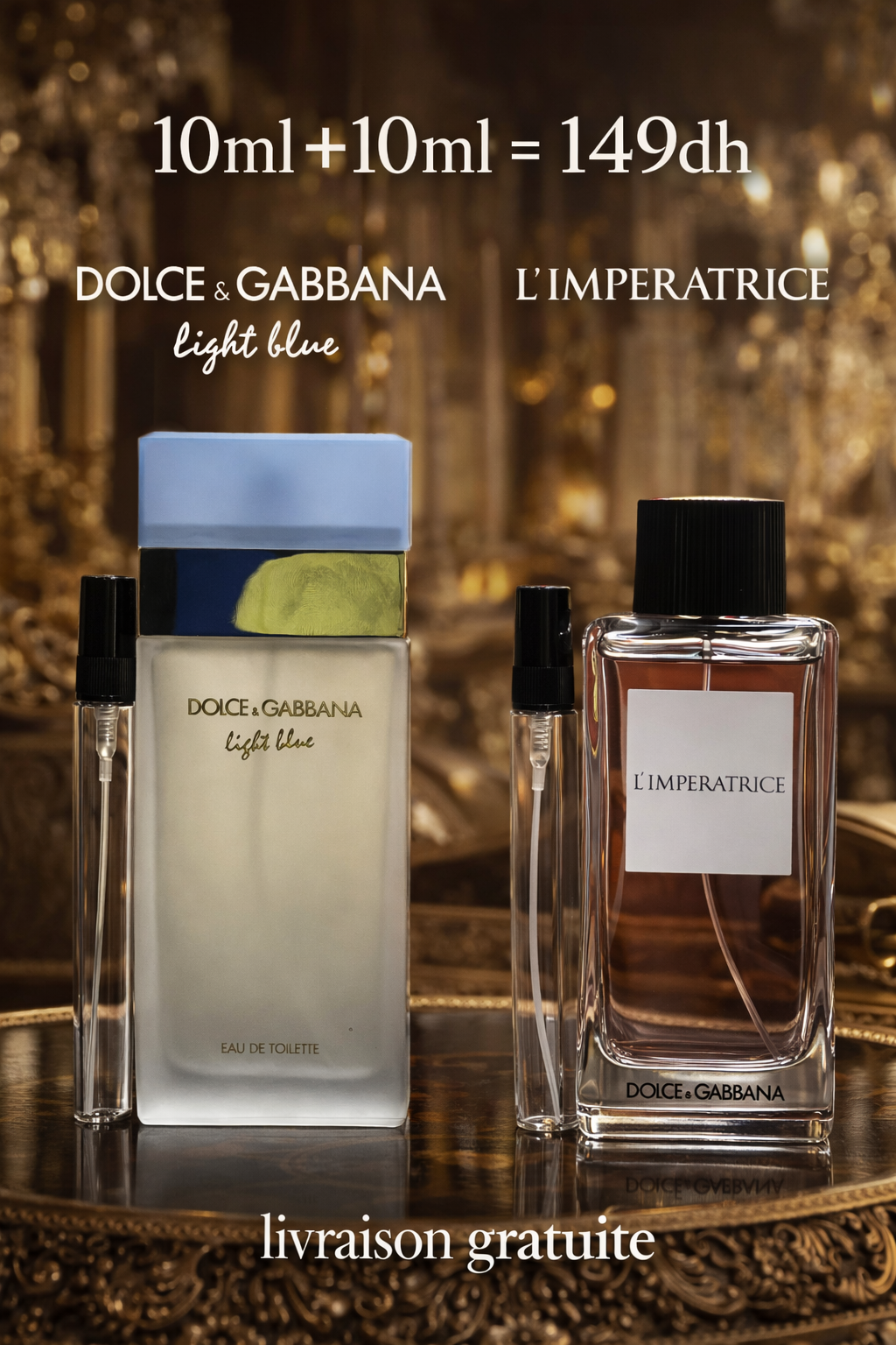 Pack new l’impératrice + light bleu